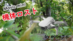 Mavic mini 機体ロストの瞬間